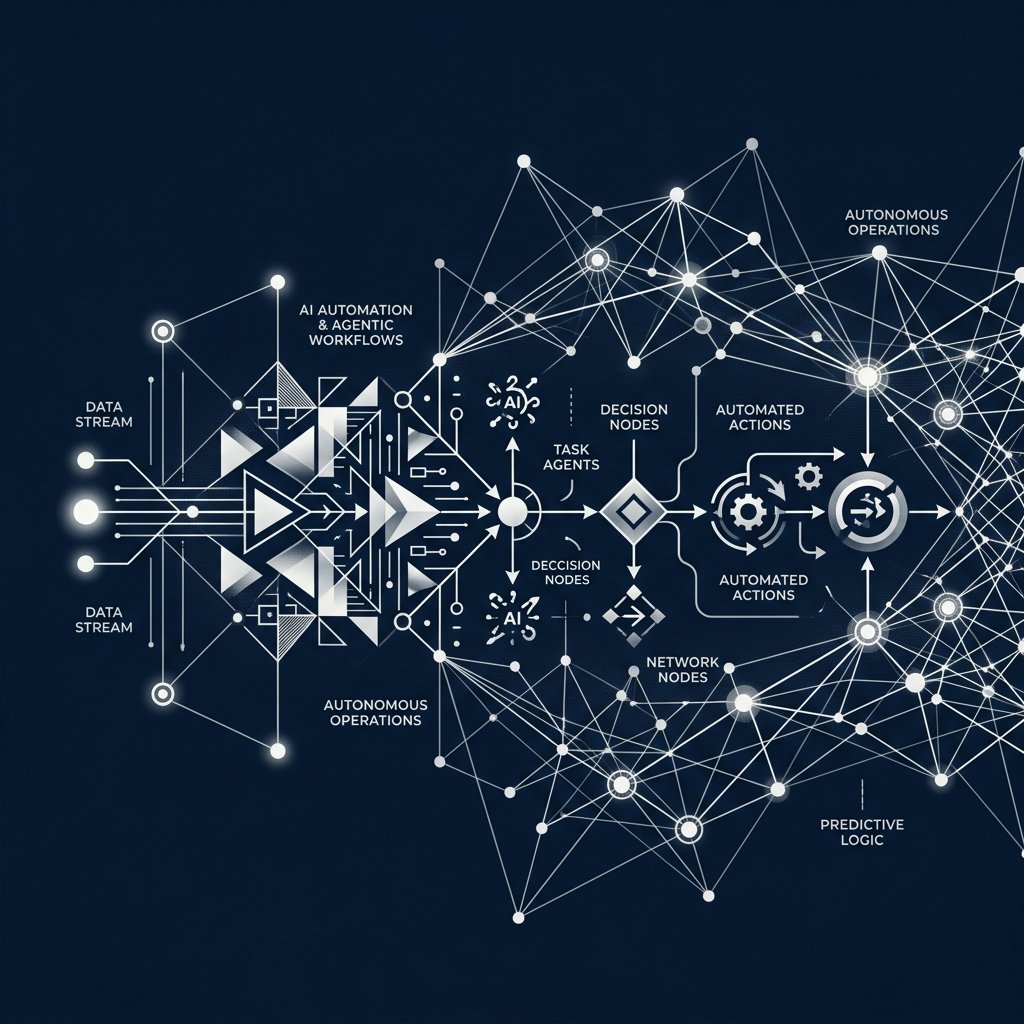 Abstract visualization of agentic workflows